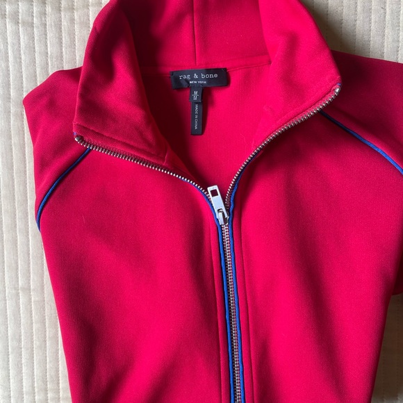 Rag & Bone Vibrant Red Leisure Set - Picture 2 of 9